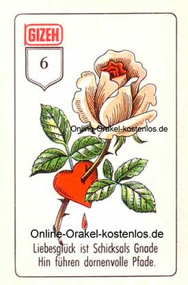 Gizeh Orakel - die Rose - Online Orakel kostenlos