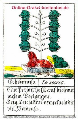 Geheimnis Glückskarten Orakel - Geheimnis - Online Orakel kostenlos