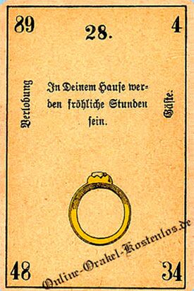 Verlobung / Gäste Kabbala Orakel - Verlobung / Gäste - Online Orakel kostenlos