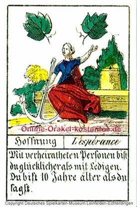 Hoffnung Glückskarten Orakel - Hoffnung - Online Orakel kostenlos