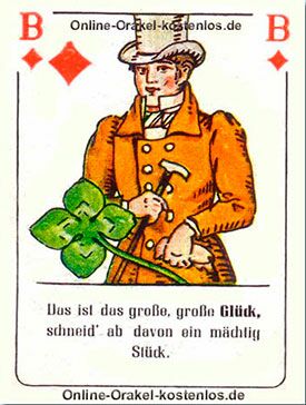 Das große Glück - kostenlos Kartenlegen mit Skatkarten und Ja-Nein Orakel - der Silberspiegel