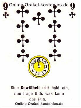 Gewißheit - kostenlos Kartenlegen mit Skatkarten und Ja-Nein Orakel - der Silberspiegel