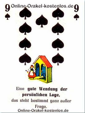 Eine gute Wendung der Lage - kostenlos Kartenlegen mit Skatkarten und Ja-Nein Orakel - der Silberspiegel