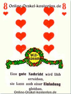 Gute Nachricht oder Einladung - kostenlos Kartenlegen mit Skatkarten und Ja-Nein Orakel - der Silberspiegel