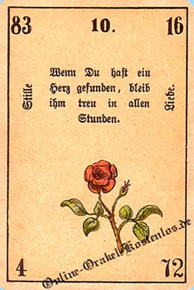 Kabbala Orakel - Stille Liebe - Online Orakel kostenlos