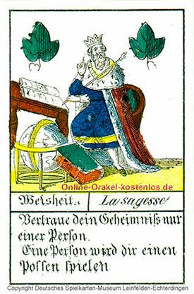 Weisheit Glückskarten Orakel - Weisheit - Online Orakel kostenlos