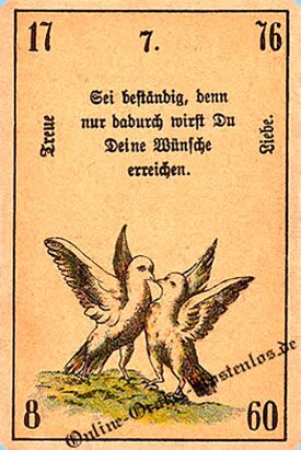 Kabbala Orakel - Treue Liebe - Online Orakel kostenlos