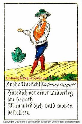 Glückskarten Orakel - Frohe Aussicht - Online Orakel kostenlos