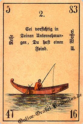 Kabbala Orakel - Reise zu Wasser - Online Orakel kostenlos