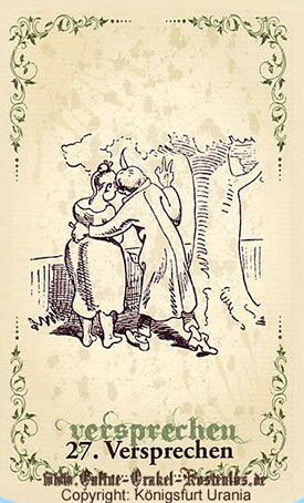 Versprechen, Wilhelm Busch Orakel