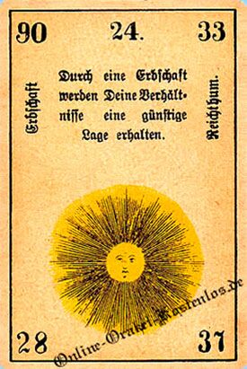 Kabbala Orakel - Erbschaft / Zufriedenheit - Online Orakel kostenlos