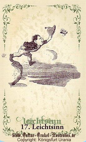 Leichtsinn, Wilhelm Busch Orakel