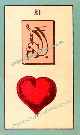 Mystisches Orakel - Herz - Online Orakel kostenlos Horoskop