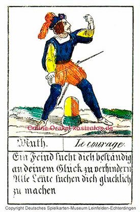 Mut Glückskarten Orakel - Mut - Online Orakel kostenlos
